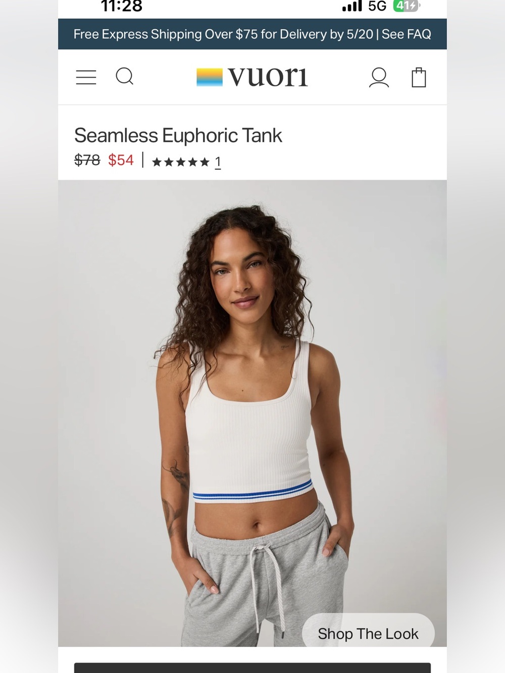 Vuori Seamless Euphoric Tank